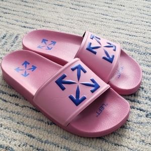 Off- White Pool Slides